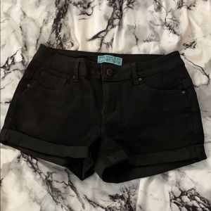 Black High Waisted Shorts